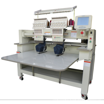 12 Colors 2 Heads Computer Embroidery Machine for Sale